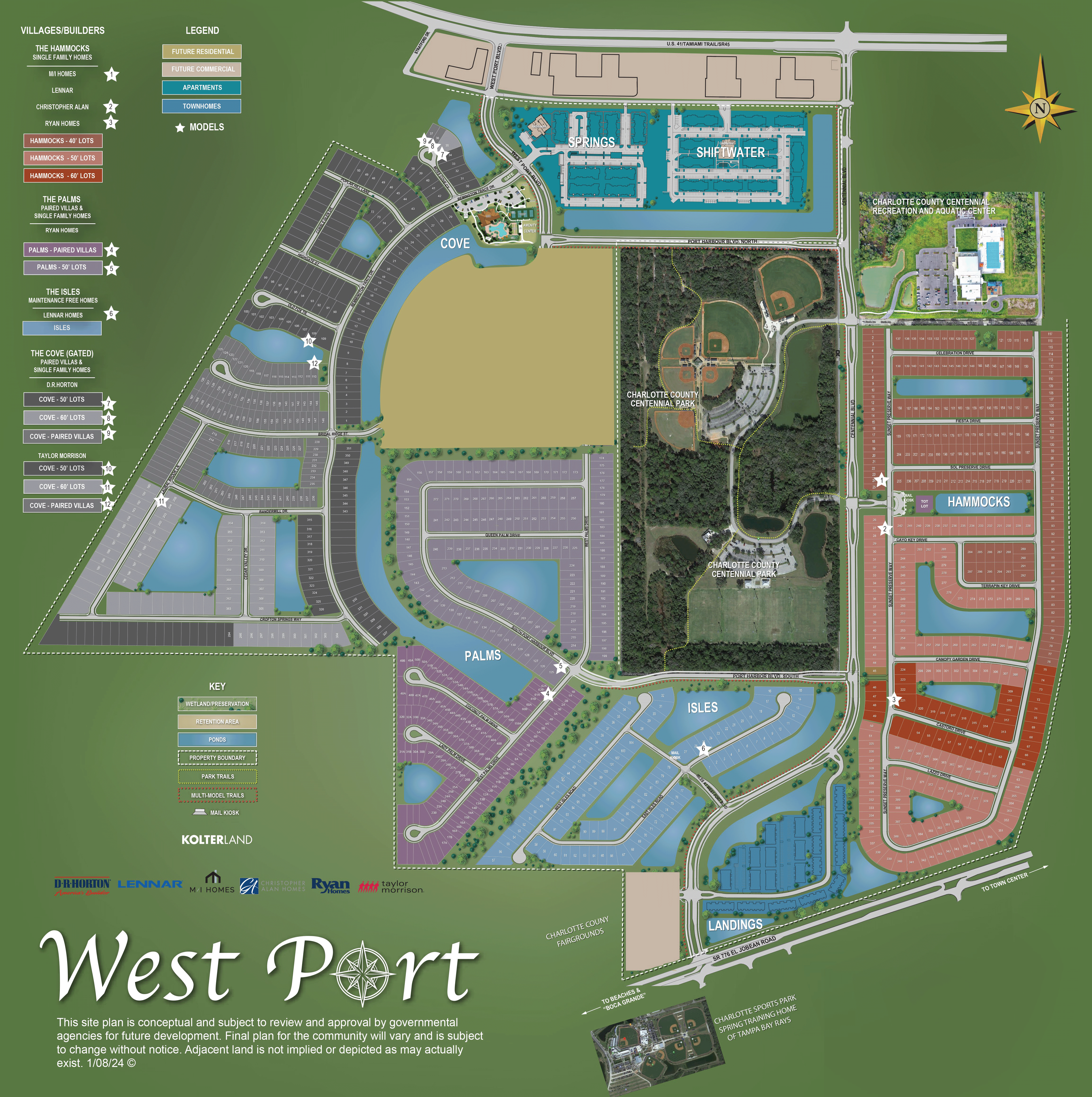 West Port neighborhood diagram